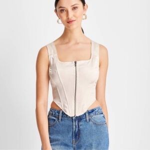 FUTURE COLLECTIVE Kahlana Barfield Brown
Women's Zip-Front Bustier
